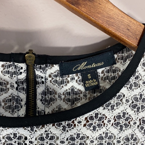 Monteau Lace Top Midi Dress Size S - Picture 5 of 7